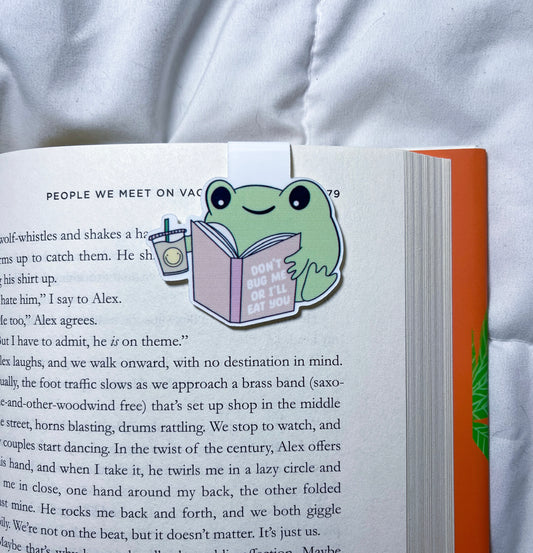 Don’t Bug Me Frog Magnetic Bookmark