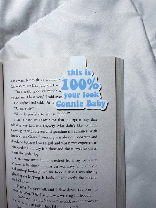 Blue Connie Baby Magnetic Bookmark