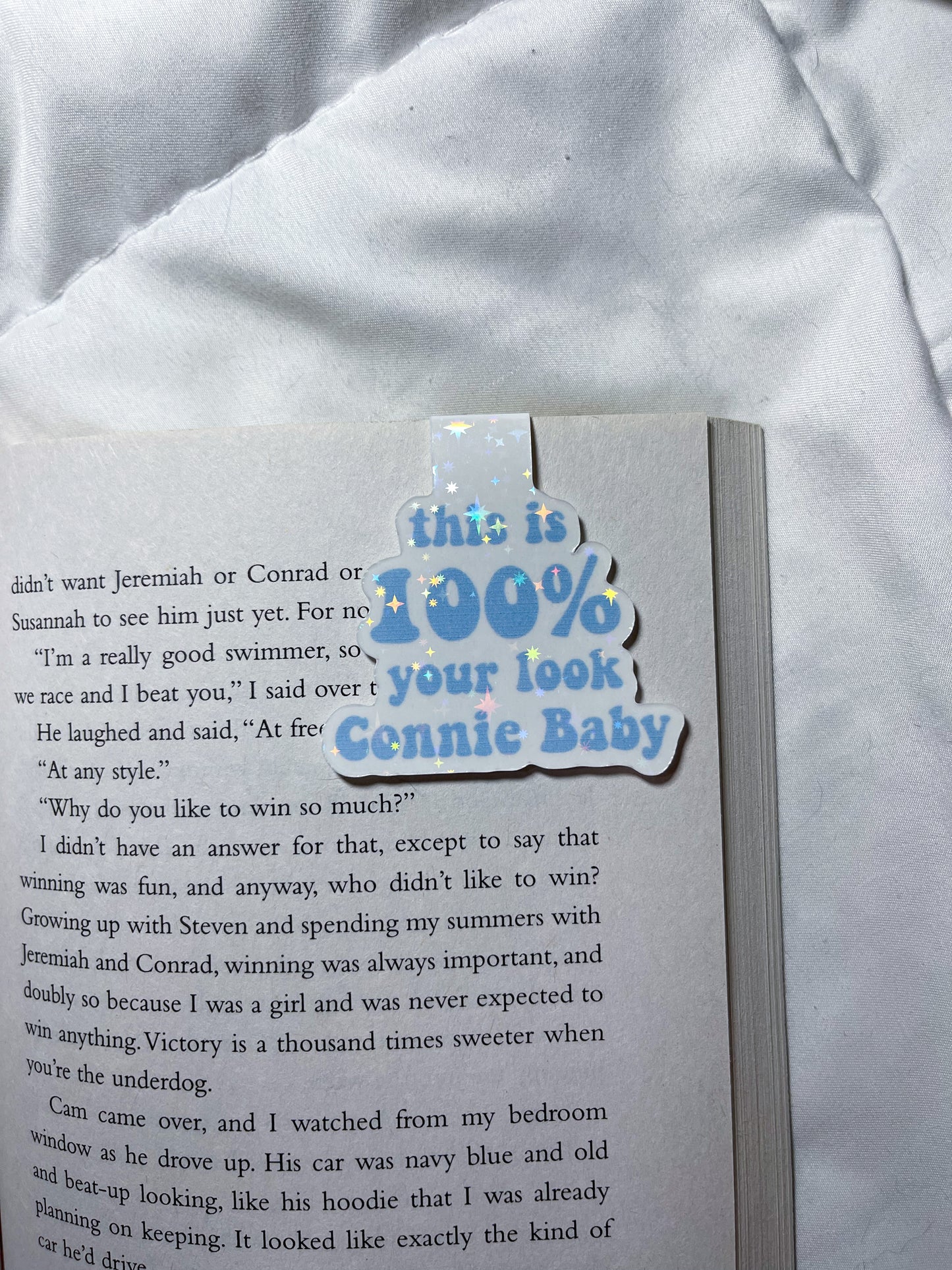 Blue Connie Baby Magnetic Bookmark