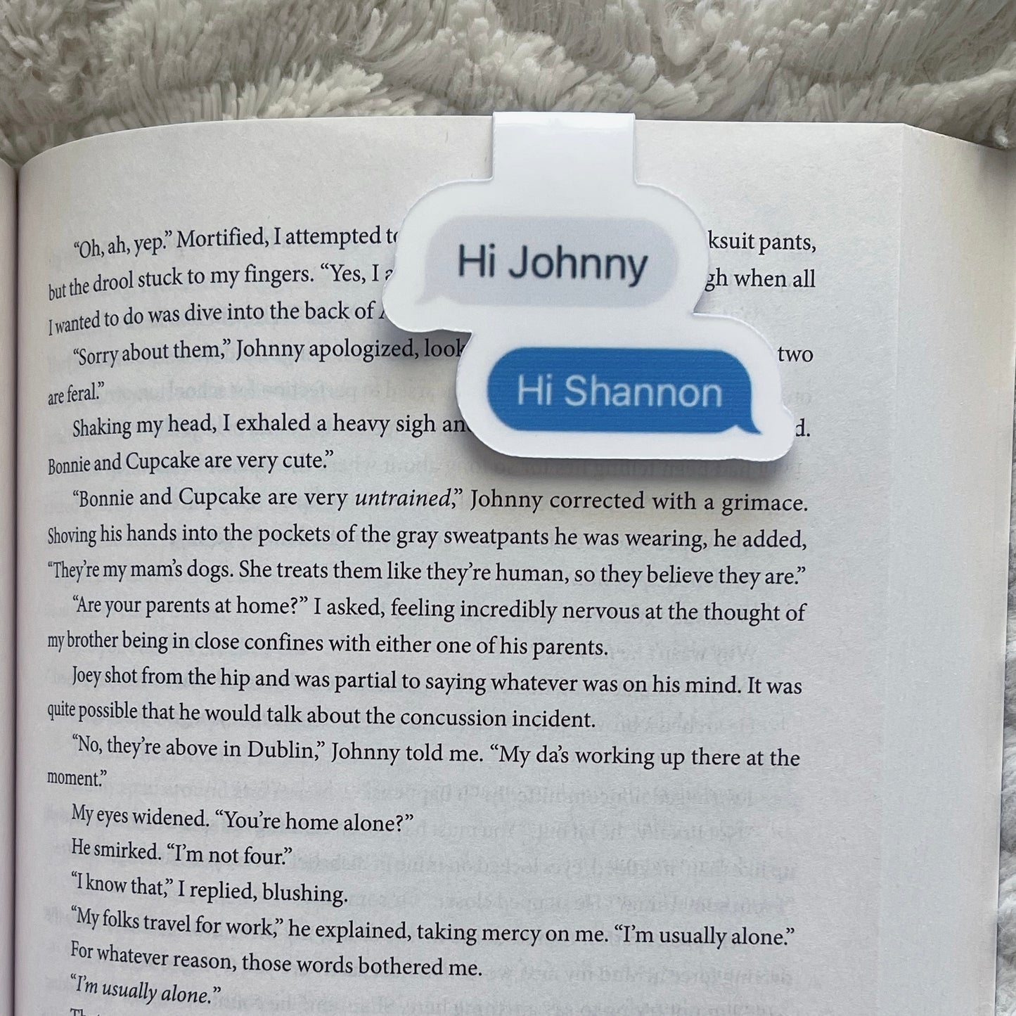 Hi Johnny Magnetic Bookmark